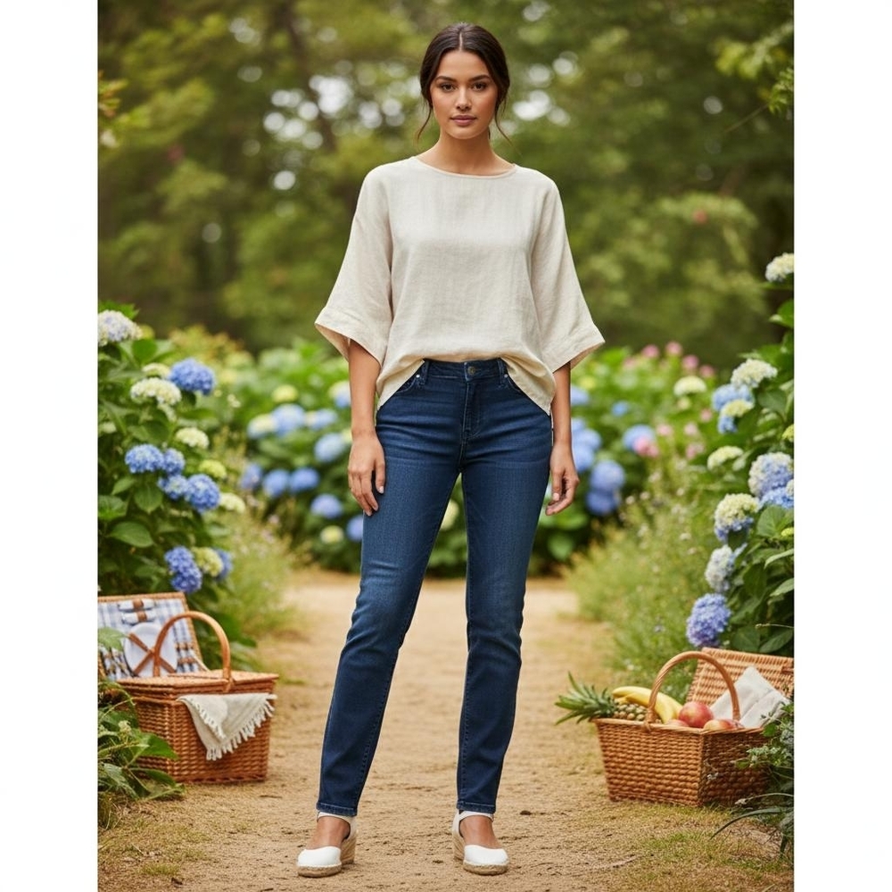 J. Jill Slim Leg Jeans Size 12 Petite